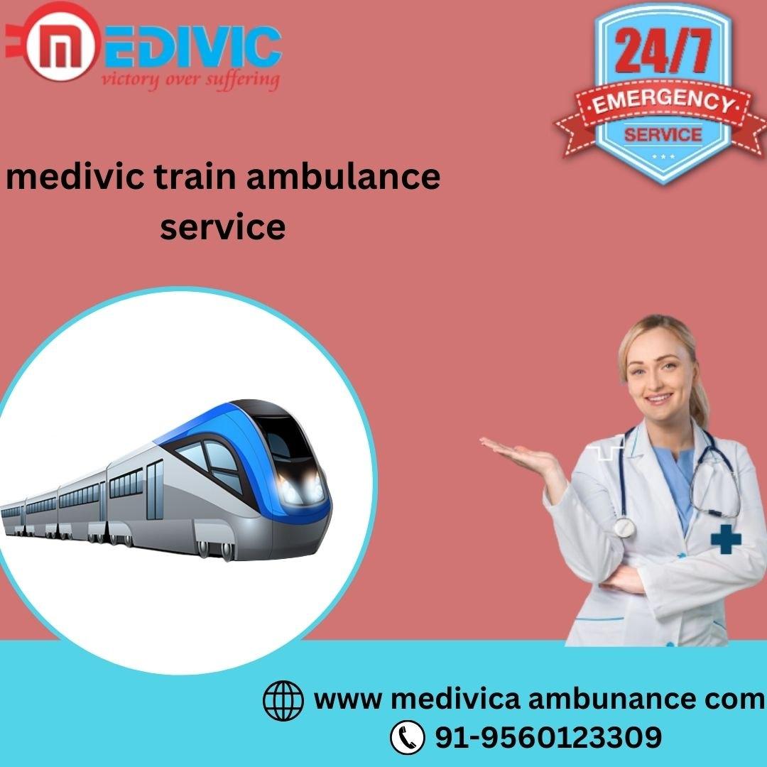 Medivic Train Ambulance service in Lucknow Provide the Express