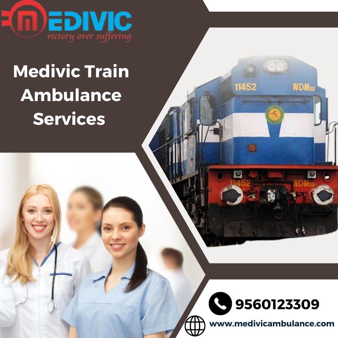 Choose Entirely Customizable Medivic Train Ambulance Service in Silchar