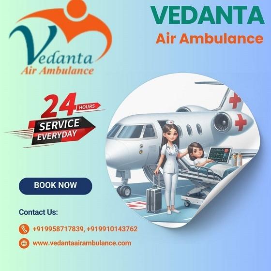 Vedanta Air Ambulance Indore for Superb Medical Service at an Affordable Price