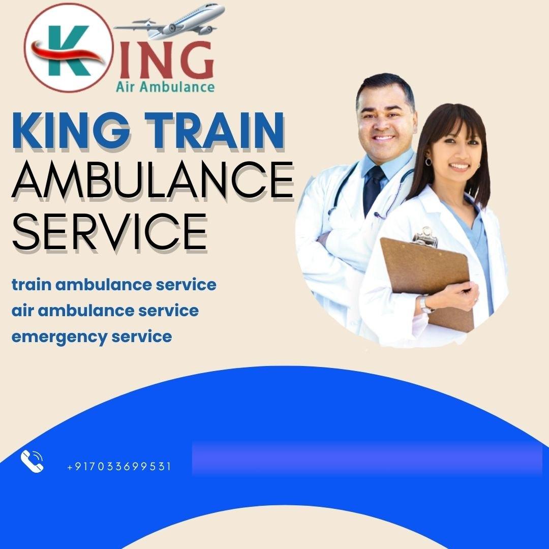 King Train Ambulance in Patna Comes with Cutting-edge medical Gear
