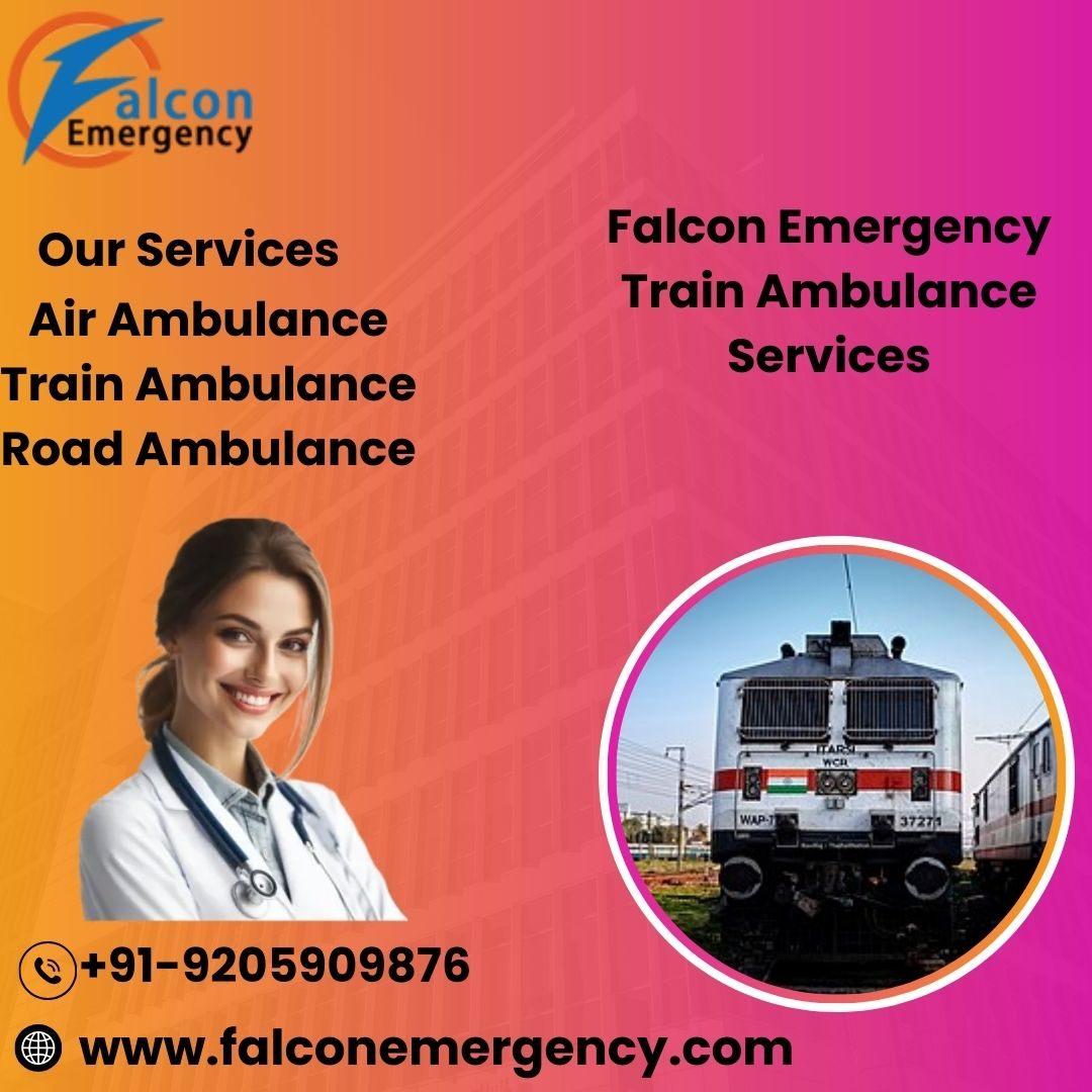Opt for Falcon Train Ambulance in Patna for Quality Service