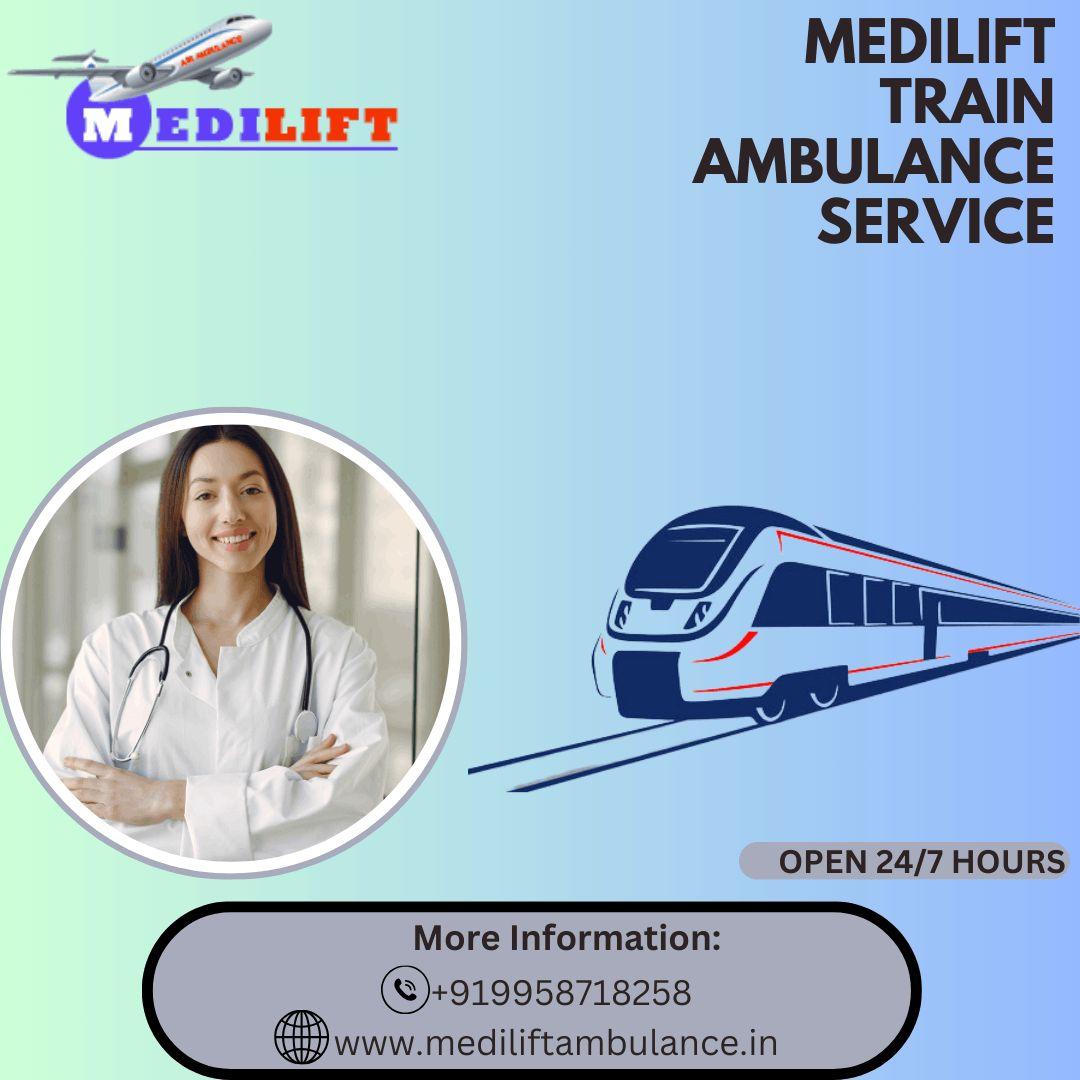 Get Medilift Train Ambulance Service in Silchar with Full Transparency