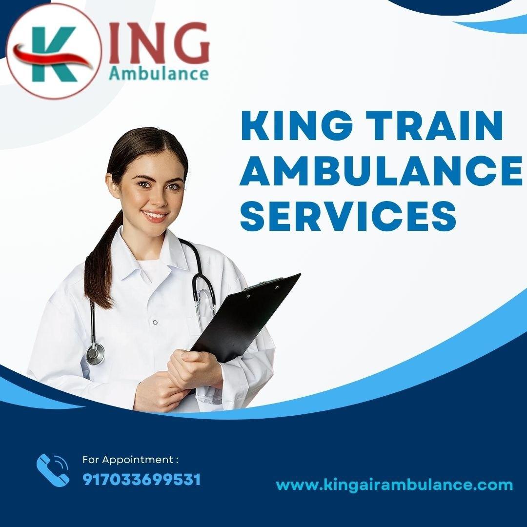 Get Low Fare Train Ambulance Facility with Better Care by King