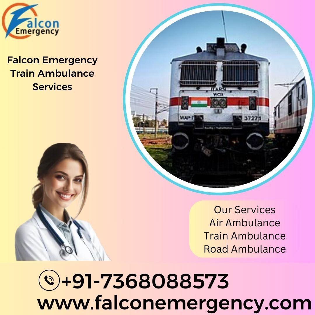 Falcon Train Ambulance in Guwahati Provides Full Support 