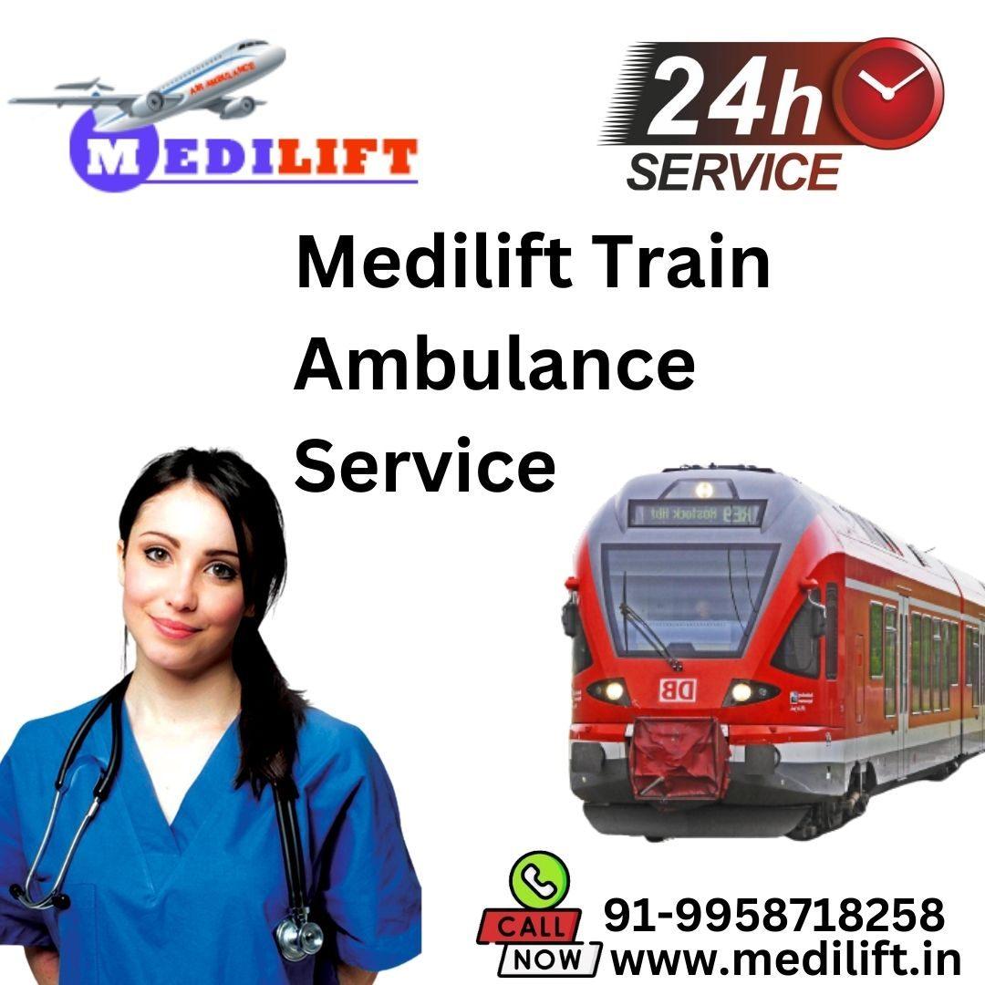 Avail Most Optimistic Relocation Service by Medilift Train Ambulance in Kolkatav