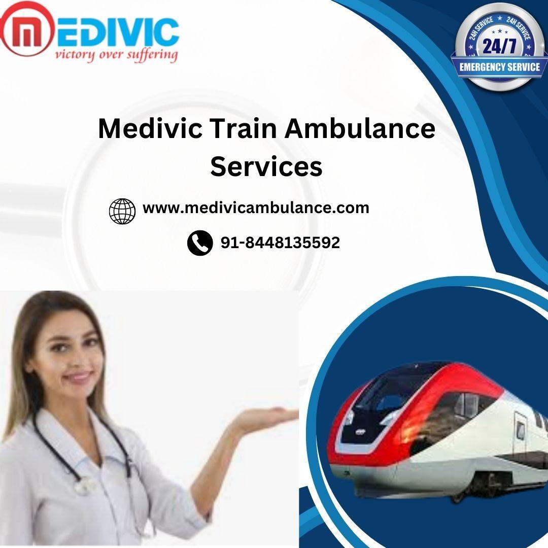 Medivic Train Ambulance service in Ranchi  High-Quality Relocation Services
