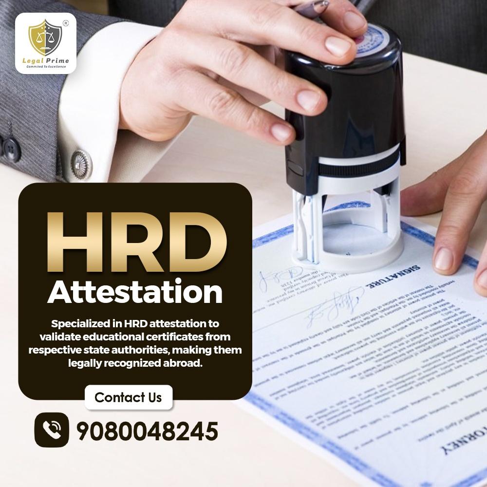 HRD Attestation in Chennai - Expert guidance by Legal Prime