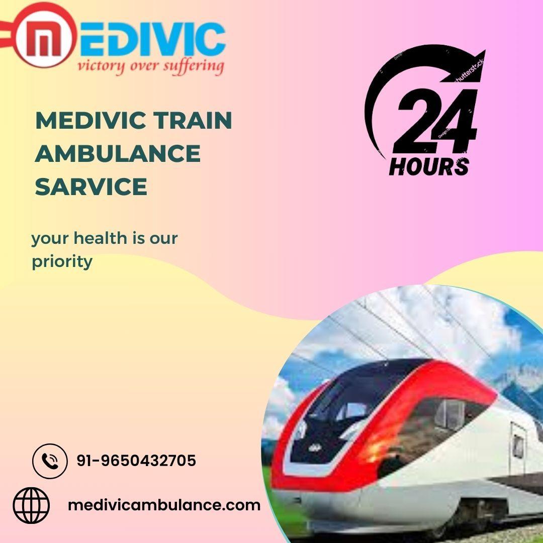 Medivic Aviation Train Ambulance in Guwahati  Provides the Perfect of Safety 