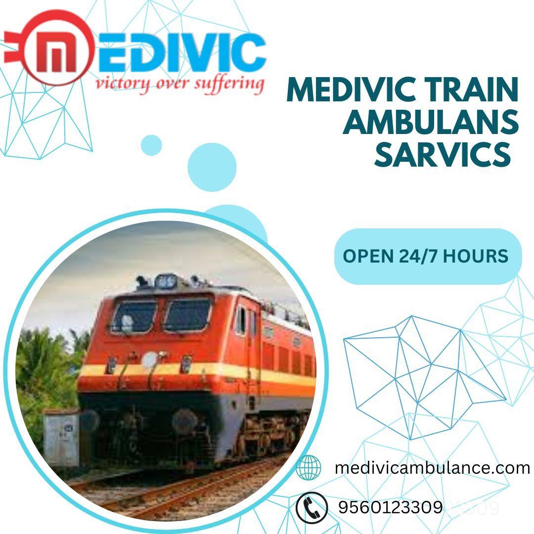 Medivic Aviation Train Ambulance Service in Patna 