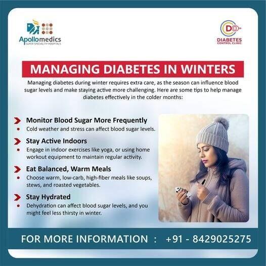 Expert Winter Diabetes Care by Dr. Mayank Somani in Lucknow