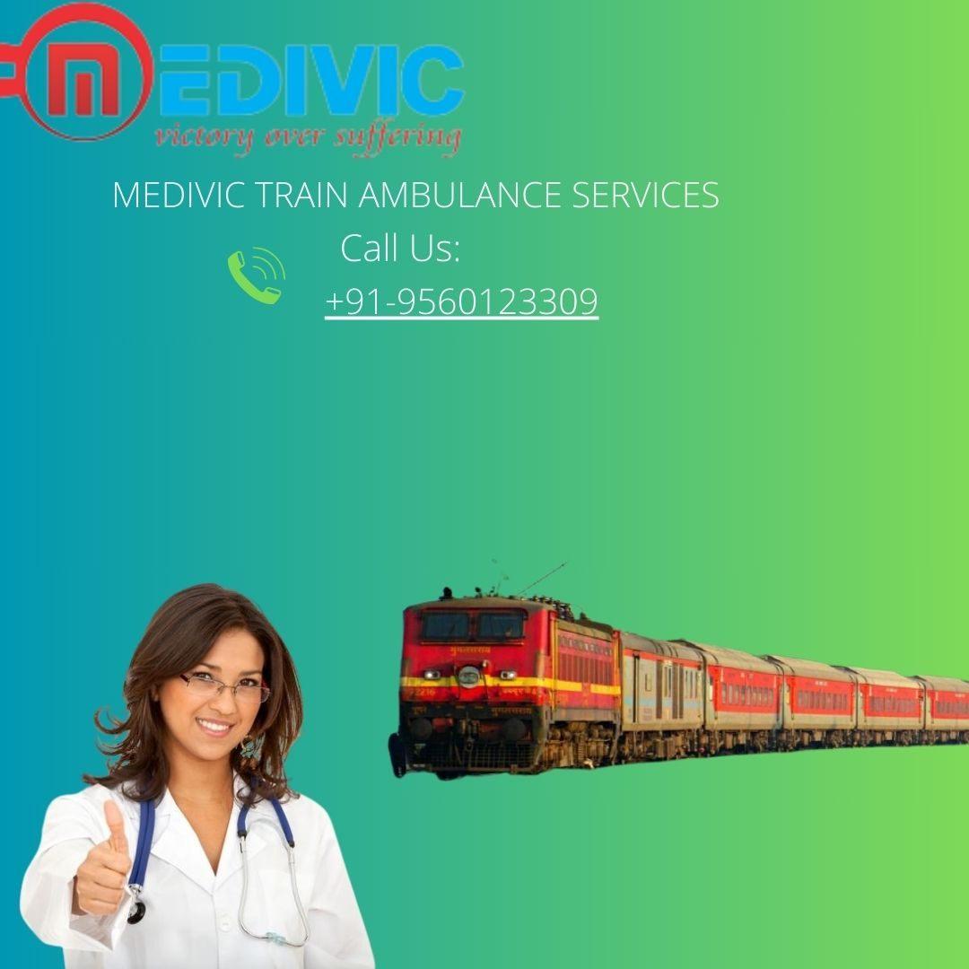 Medivic Aviation Train Ambulance Service in Dibrugarh 