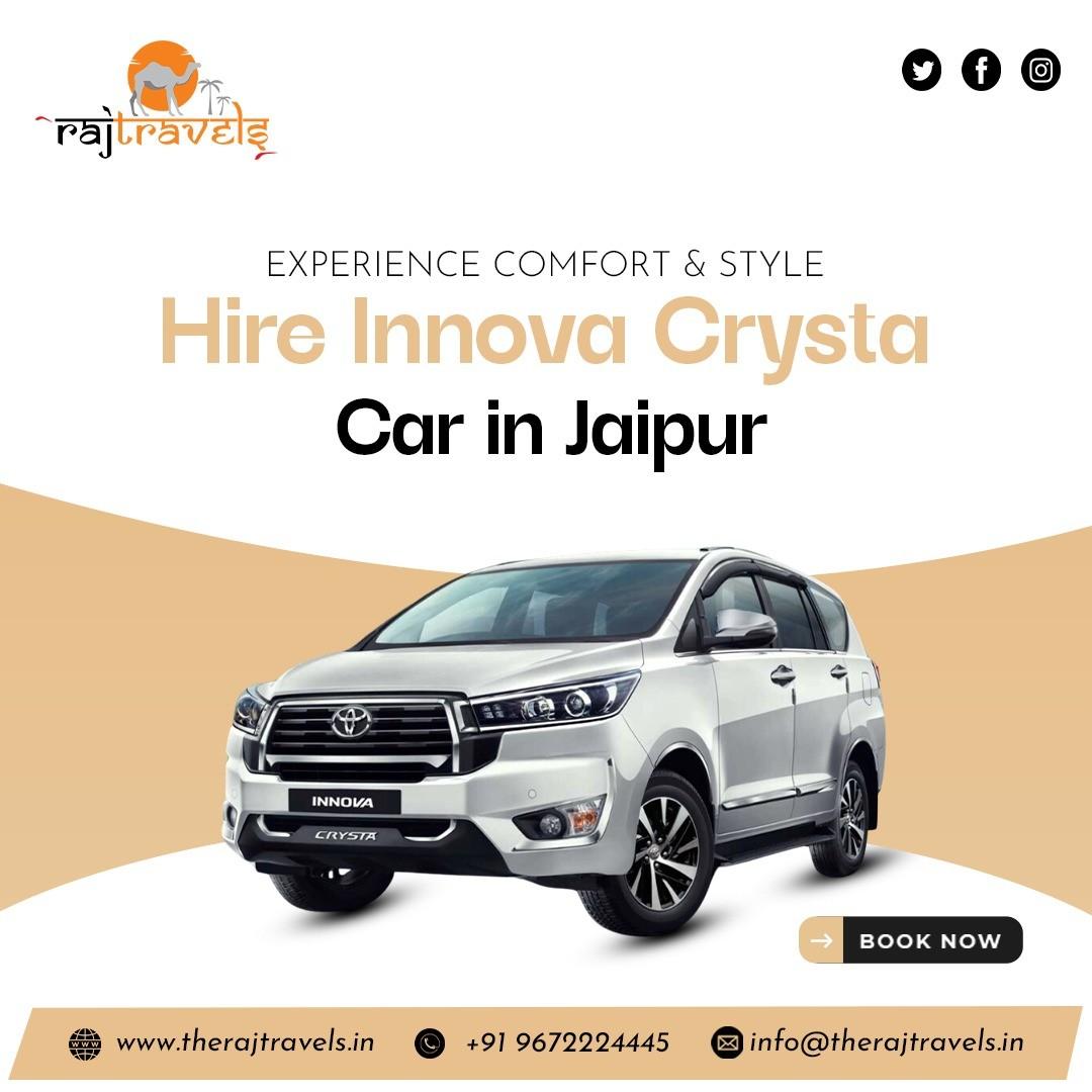 Affordable Innova Crysta Car Hire for Jaipur Tour