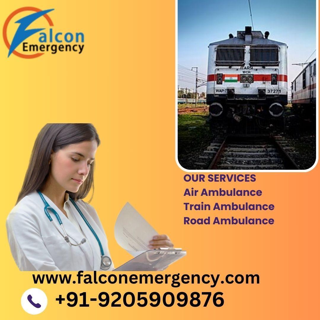 Reserve Falcon Train Ambulance in Nagpur to Relocate and Receive