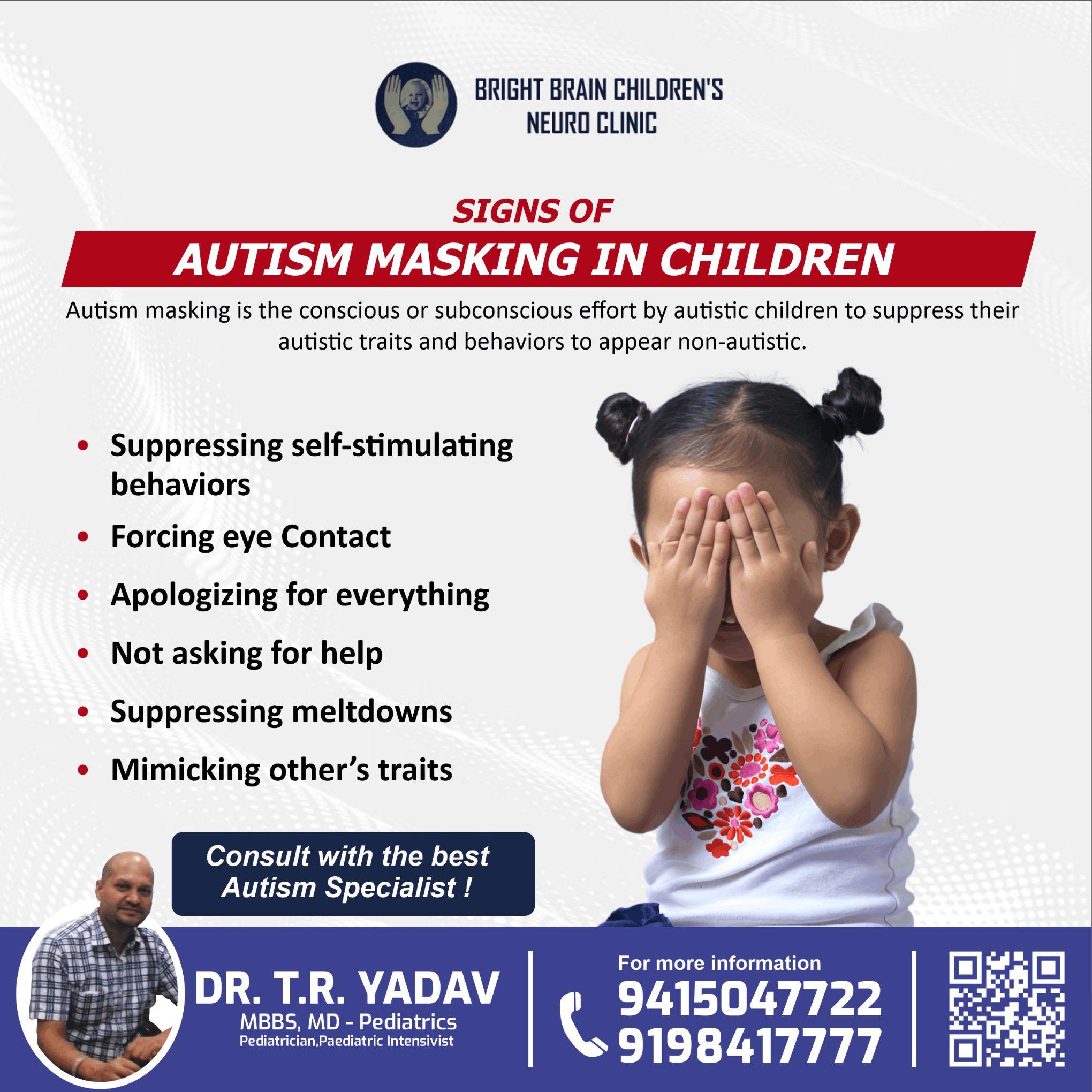 Signs of Autism masking in children