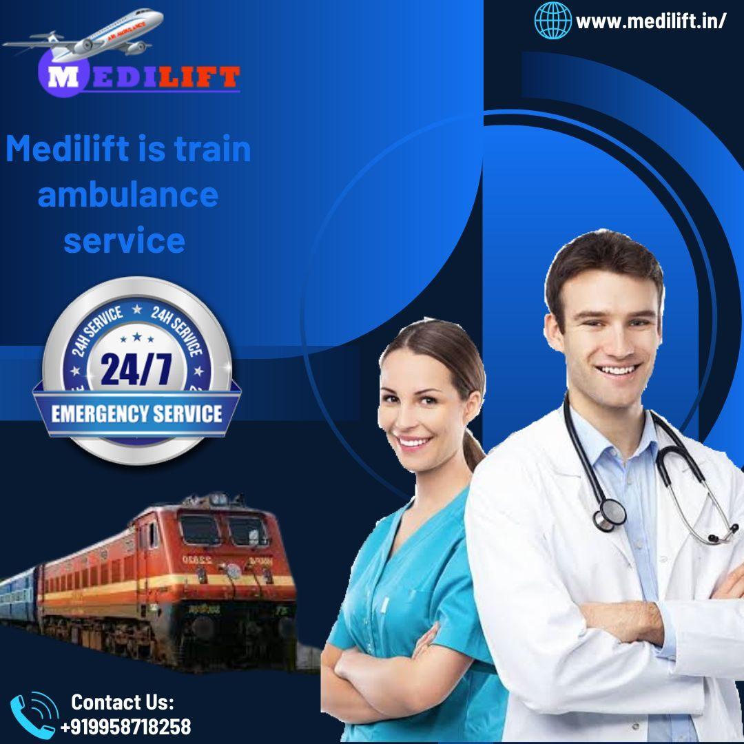 Medilift Train Ambulance in Jamshedpur is well-known for supplying Top-Notch Car