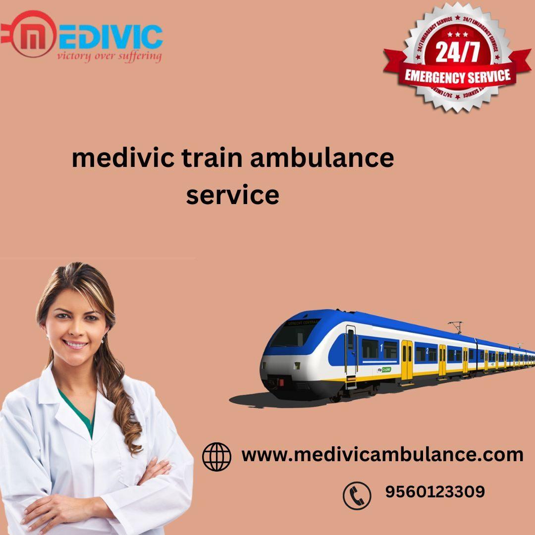 Medivic Aviation Train Ambulance in Varanasiswiftly between Indian Cities