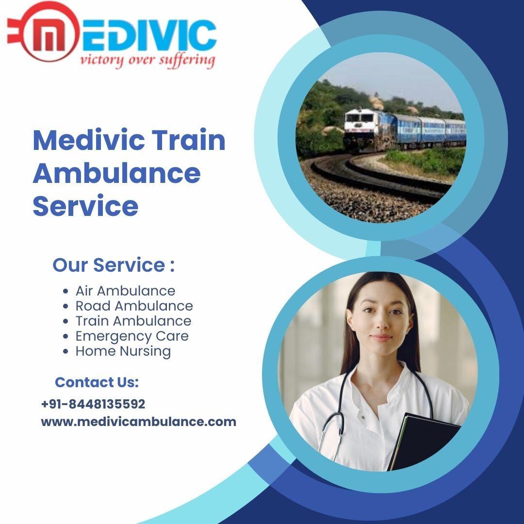 Medivic Aviation Train Ambulance in Ranchi Provides the Most 