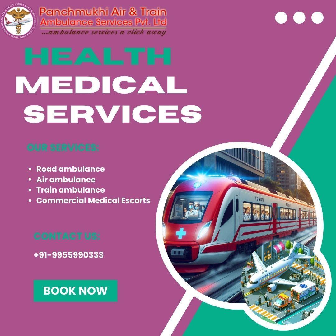 Panchmukhi Train Ambulance Service in Guwahati Records Every Patient's Need