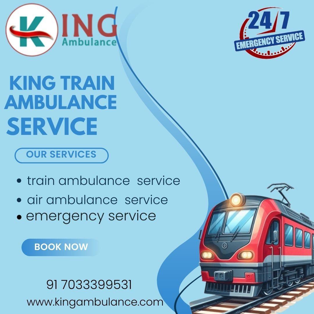 Use King Train Ambulance Service in Gorakhpur to Get Critical Care at Every Step