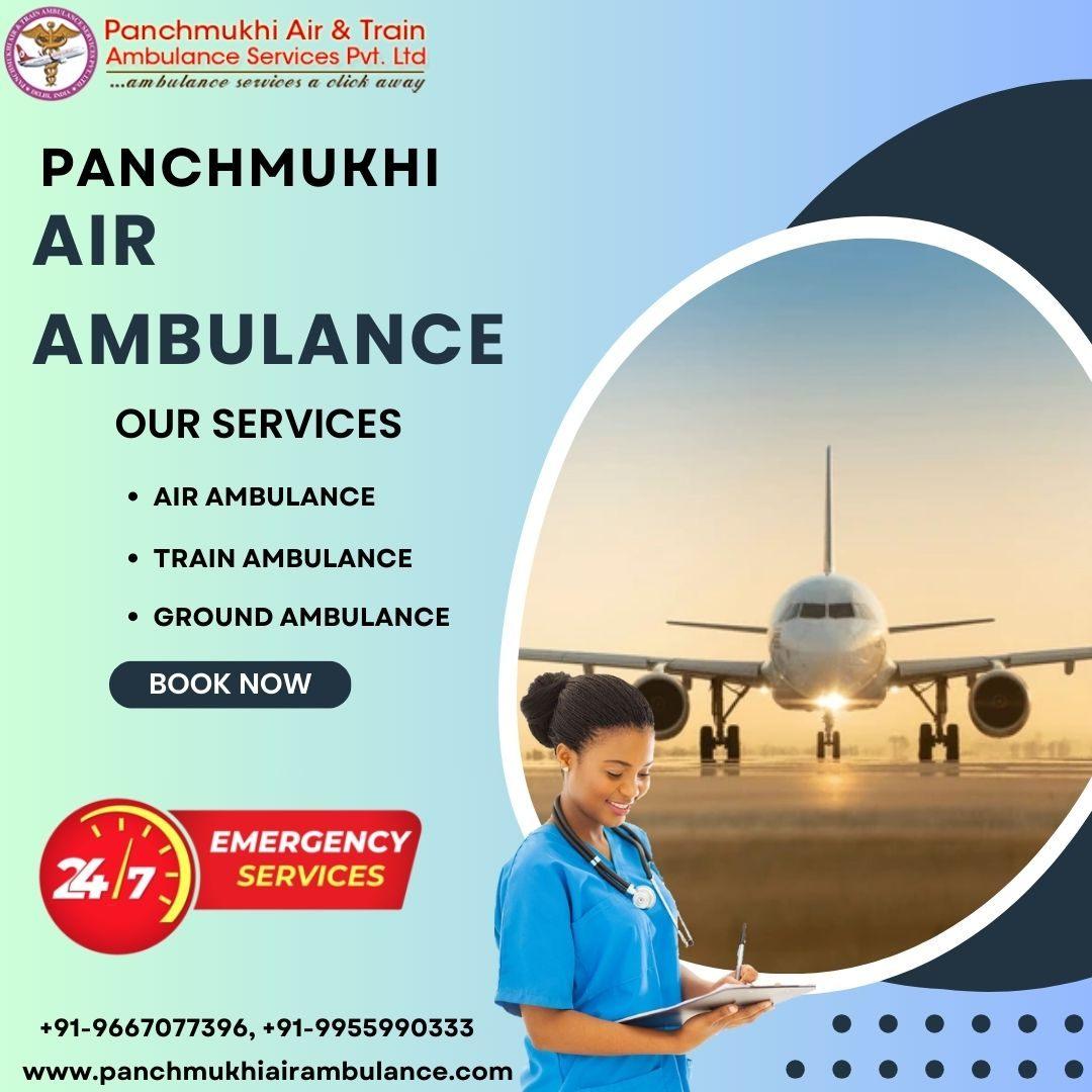With Perfect Medical Care Use Panchmukhi Air Ambulance Services in Dibrugarh 