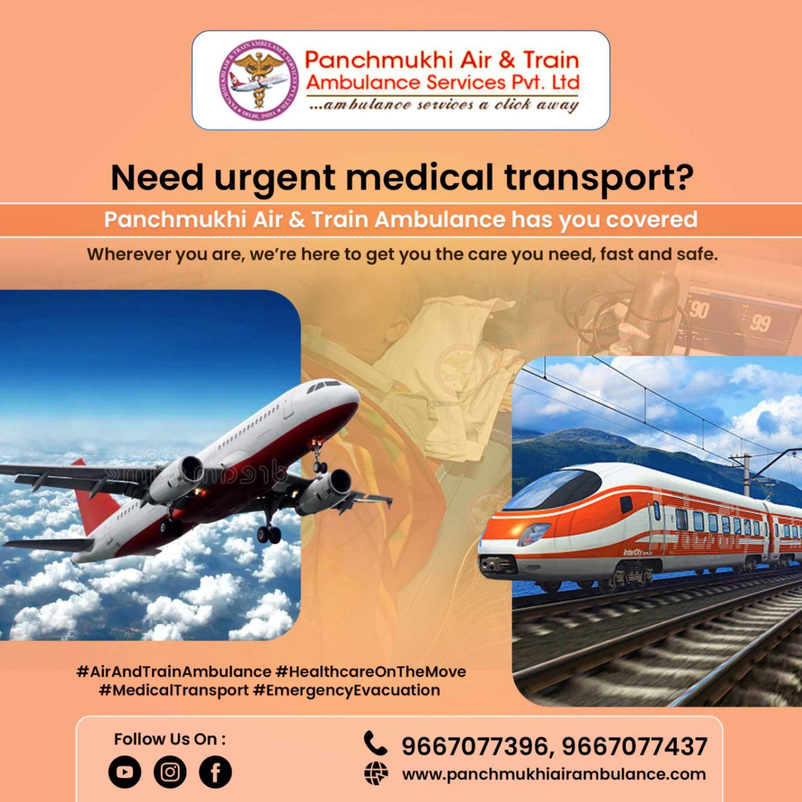 Get Top-Notch ICU Feature by Panchmukhi Air Ambulance Services in Raipur