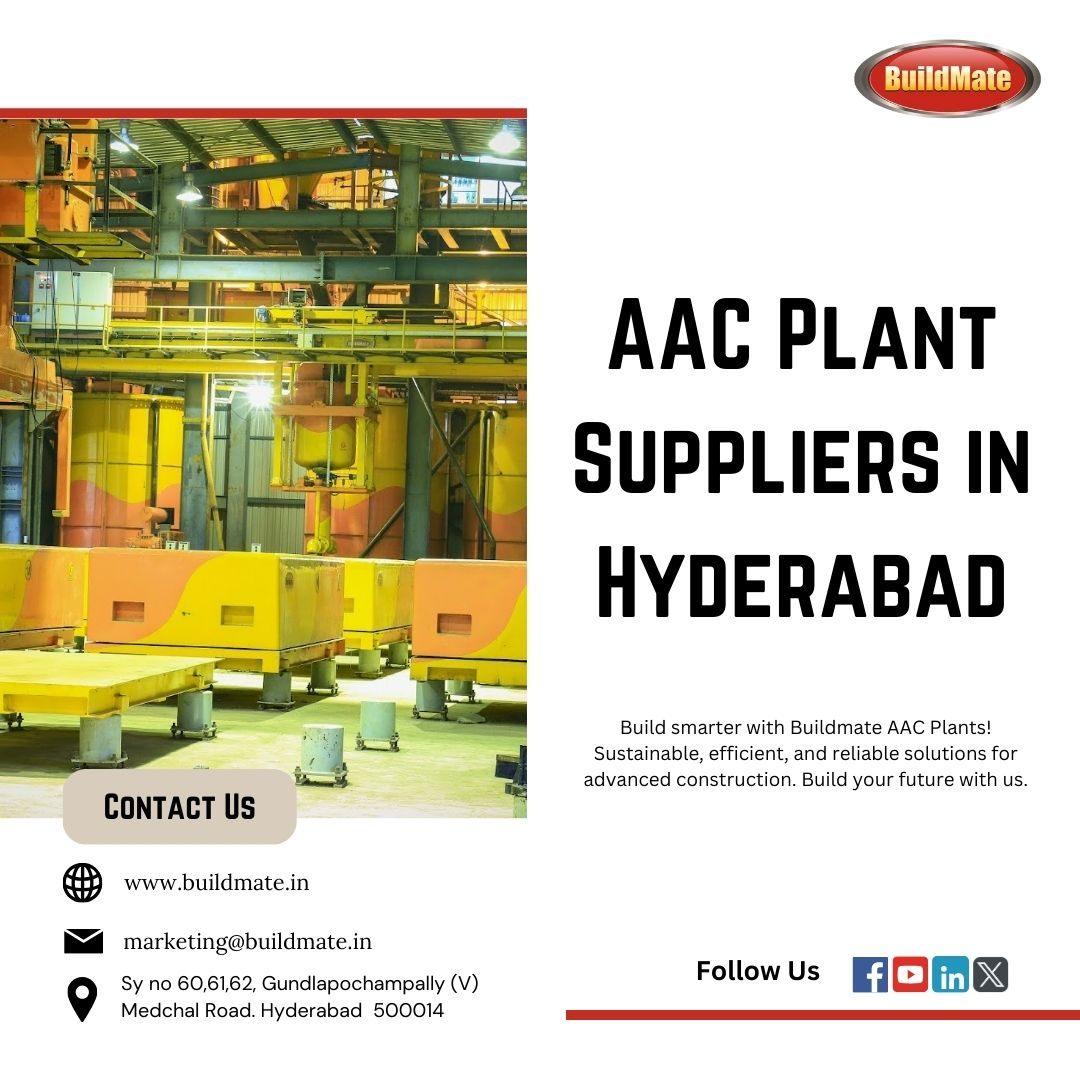 AAC Plant Suppliers in Hyderabad | 7675989961 | Buildmate