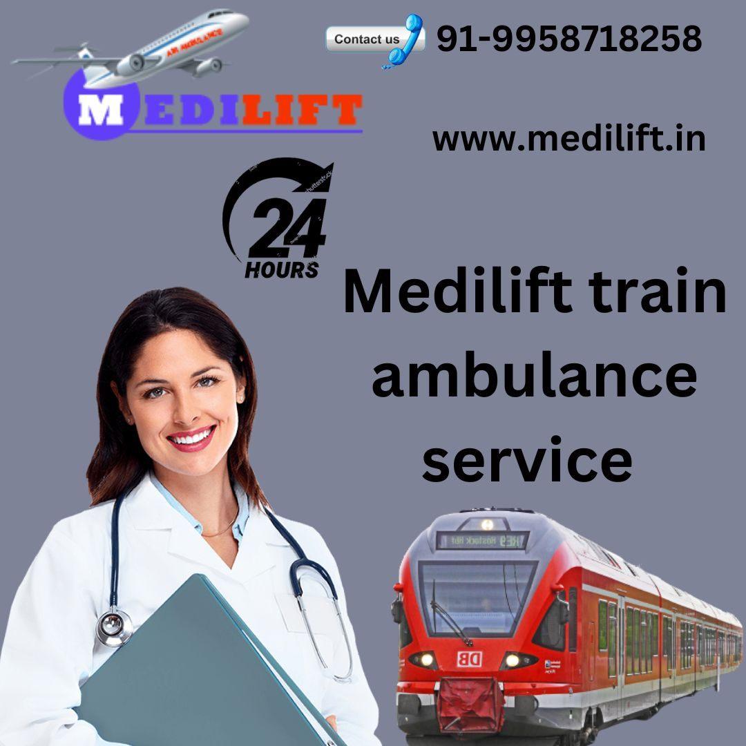  Unmatched Medical Assistance Is Offered by Medilift Train Ambulance 