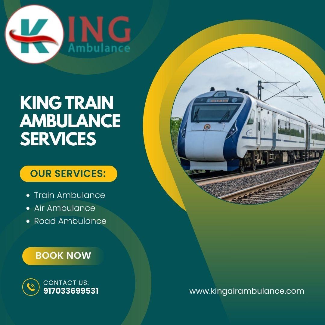 King Train Ambulance Service in Ranchi has Basic Cutting-edge Medical Equipment