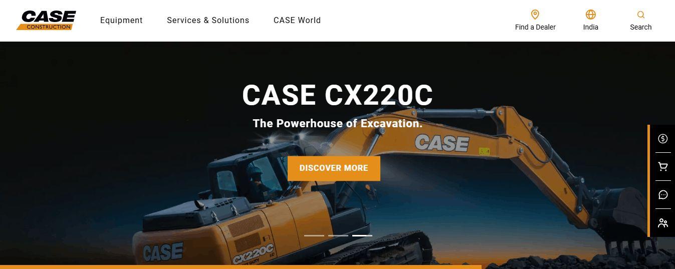 CASE Construction Equipment Supplier in India