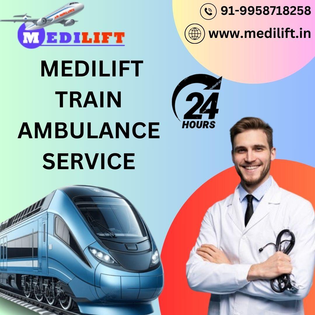 Receive  Best Ventilatory patient support by Medilift Train Ambulance in Vellore