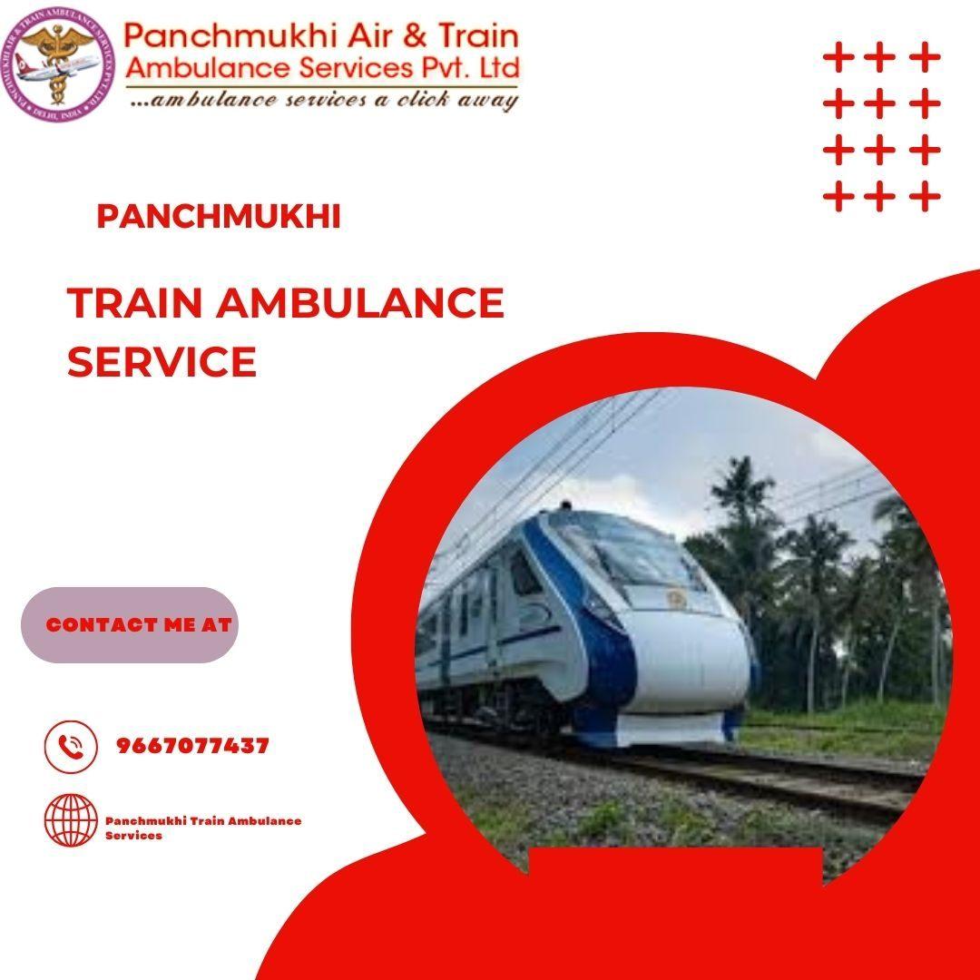 Hospital in Minimum Time Pick Panchmukhi Train Ambulance in Guwahati  