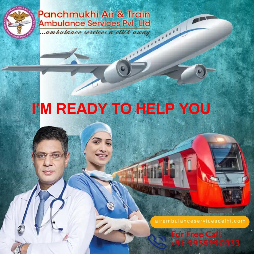 For Continuous Care, Book Panchmukhi Train Ambulance Service In Raigarh