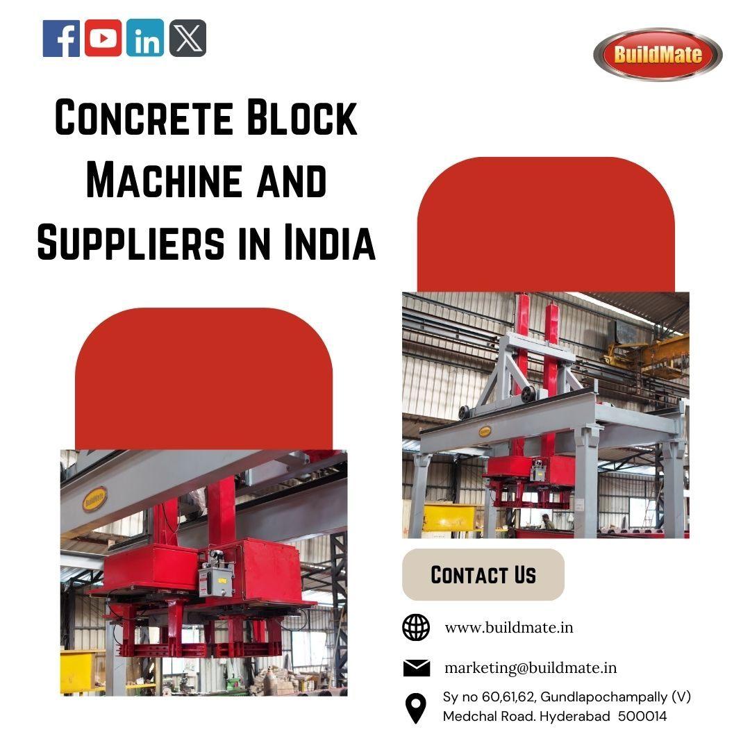 Concrete Block Machine and Suppliers in India | 7675989961 | Buildmate