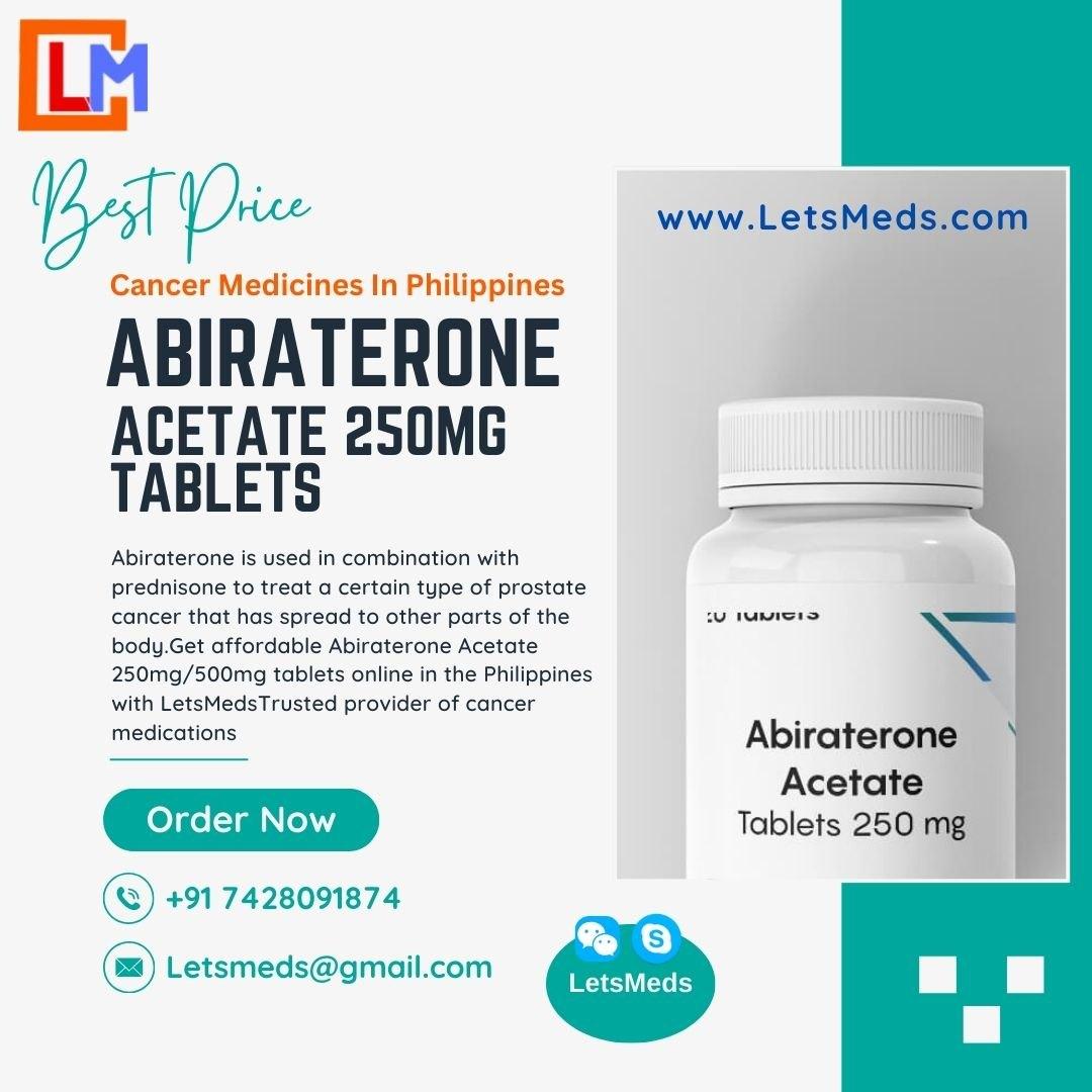 Buy Abirapro 250 mg Abiraterone Acetate Tablets Online in the Philippines