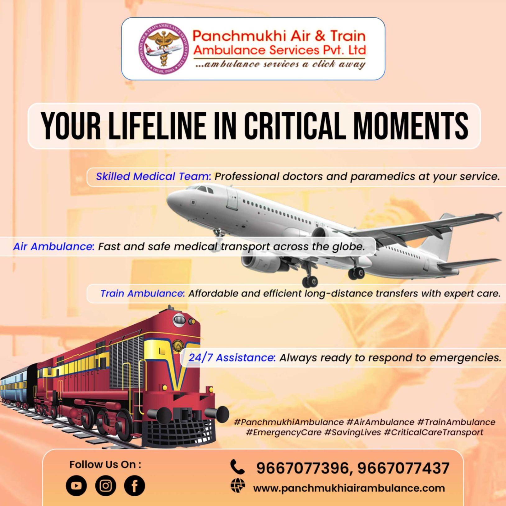 Get First-Class Assistance from Panchmukhi Air Ambulance Services in Guwahati