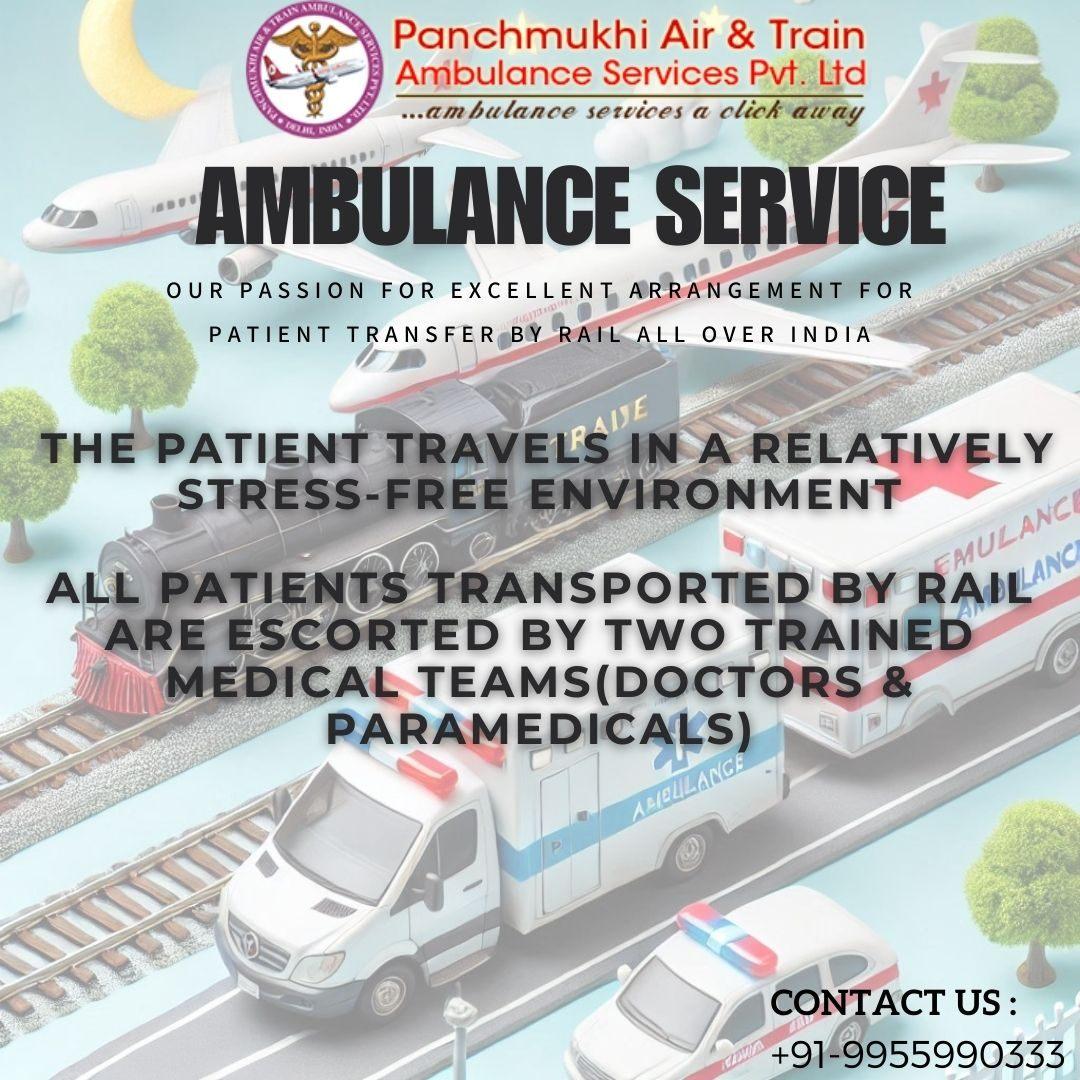 Medical Emergencies Are Handled Carefully in Panchmukhi Train Ambulance in Delhi
