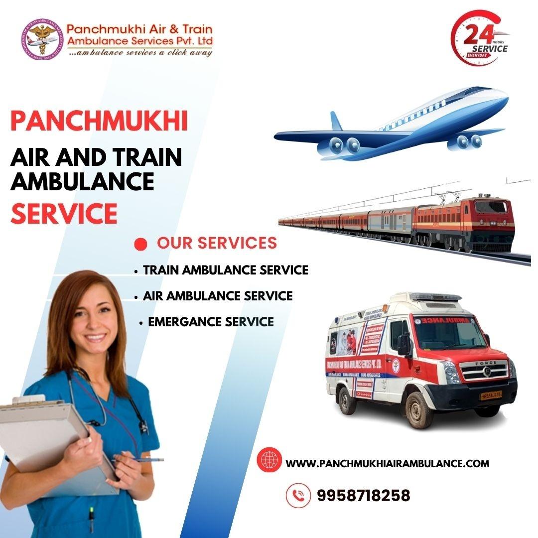 Avail Panchmukhi Train Ambulance  in Thiruvananthpuram with medical team