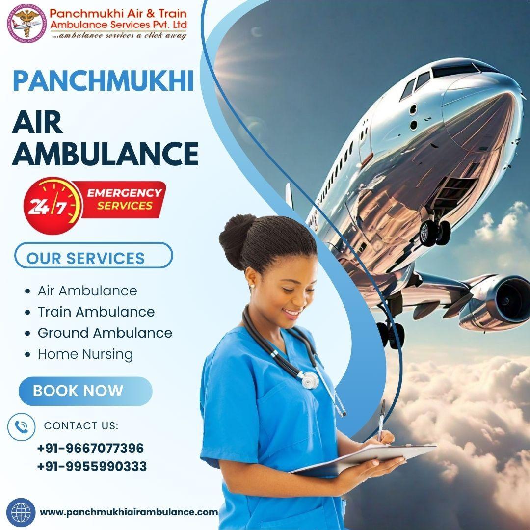 For Well Medical Resources Avail of Panchmukhi Air Ambulance Services in Patna 