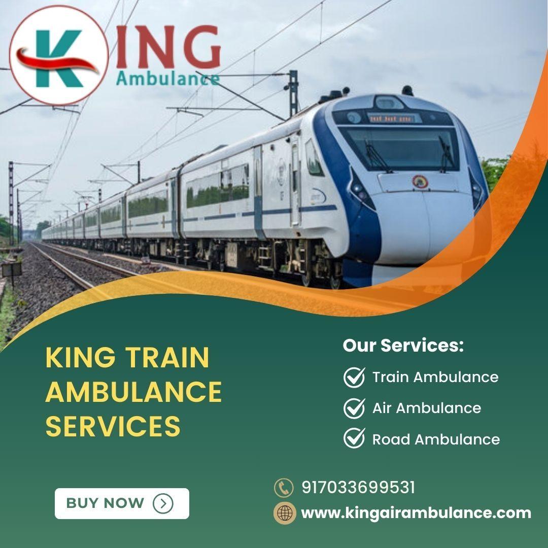 King Train Ambulance in Kolkata is Available 24/7 for Emergency Transport