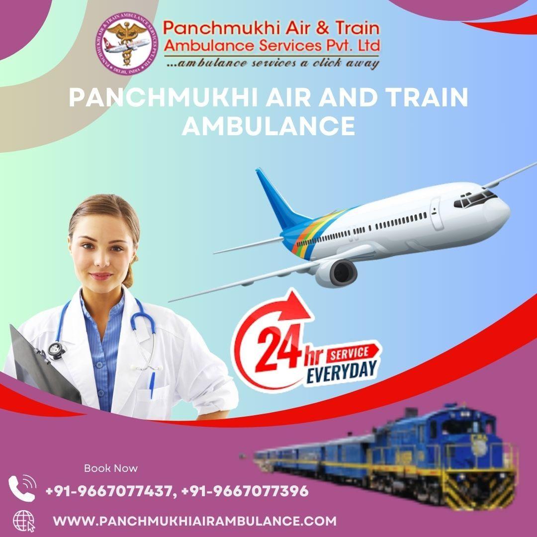 To Shift Patients Hire Panchmukhi Air and Train Ambulance Services in Indore