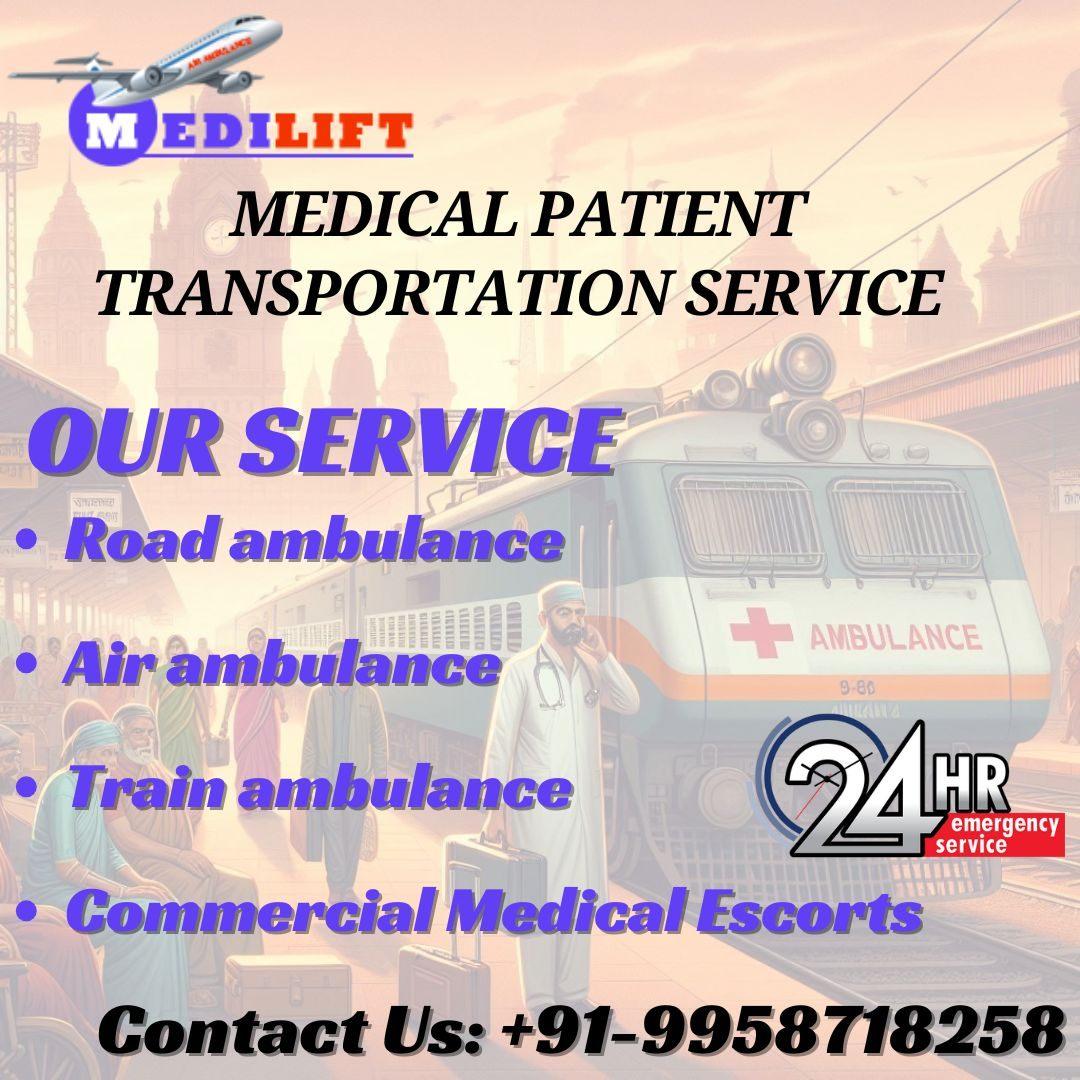 Get High- Quality Medical Transfer in Kolkata with Medilift Train Ambulance