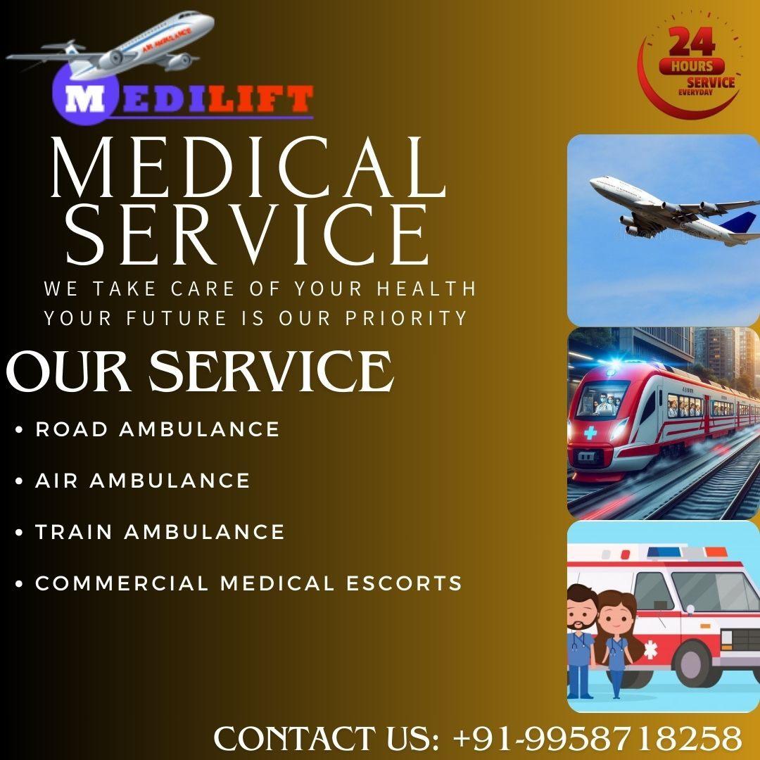Choose Medilift Train Ambulance in Ranchi for Medical Shifting in Minimum Time