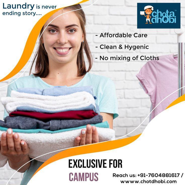 Get in Touch for Laundry Services in Schools & Colleges: Chota Dhobi