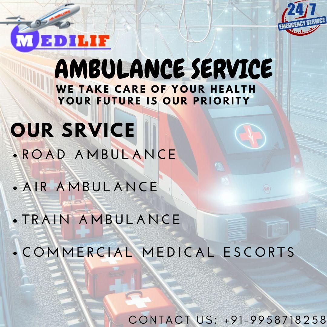 Medilift Train Ambulance in Kolkata Gives Safe and Dependable of Transportation