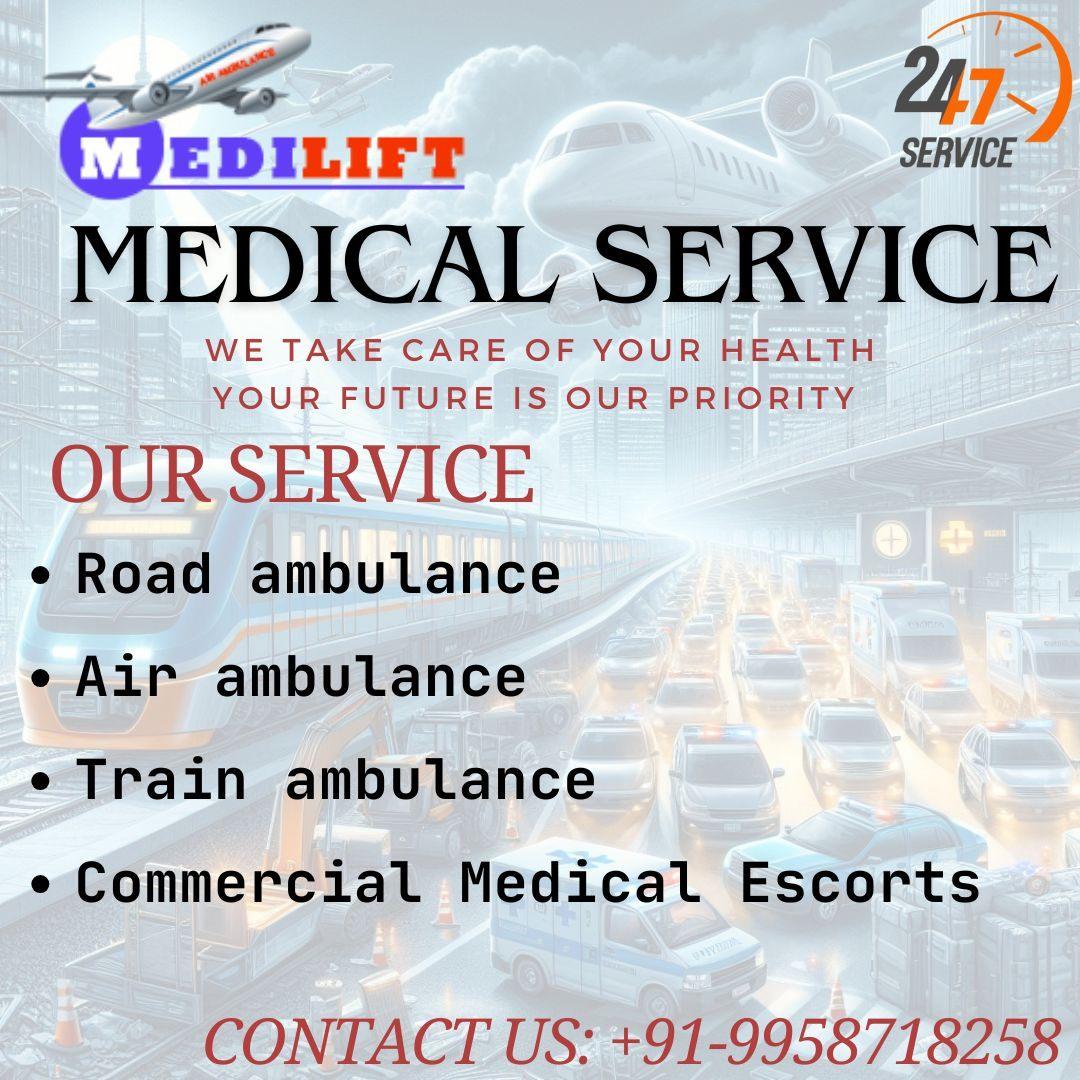 Medilift Train Ambulance is Available Anytime for Emergency Patient Transfers