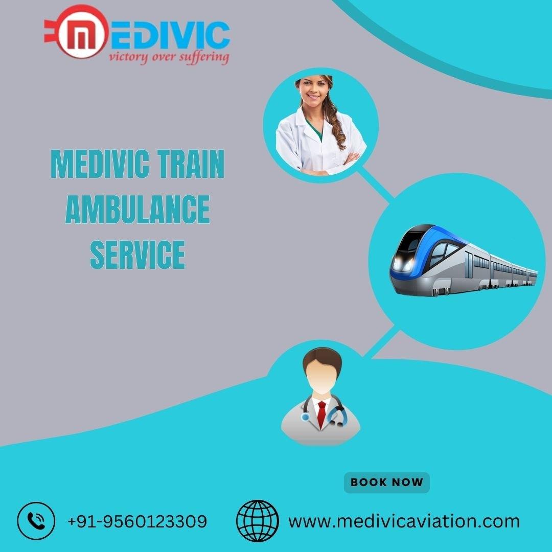 Medivic Aviation Train Ambulance Service in Mumbai 