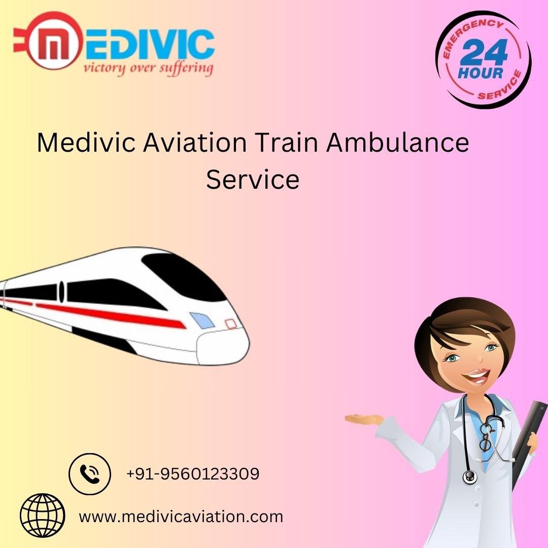 Medivic Aviation Train Ambulance Service in Ranchi  provides 