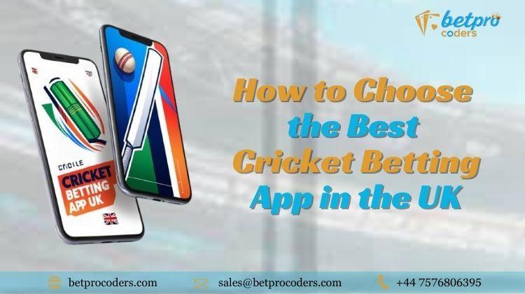 How to Choose the Best Cricket Betting App in UK