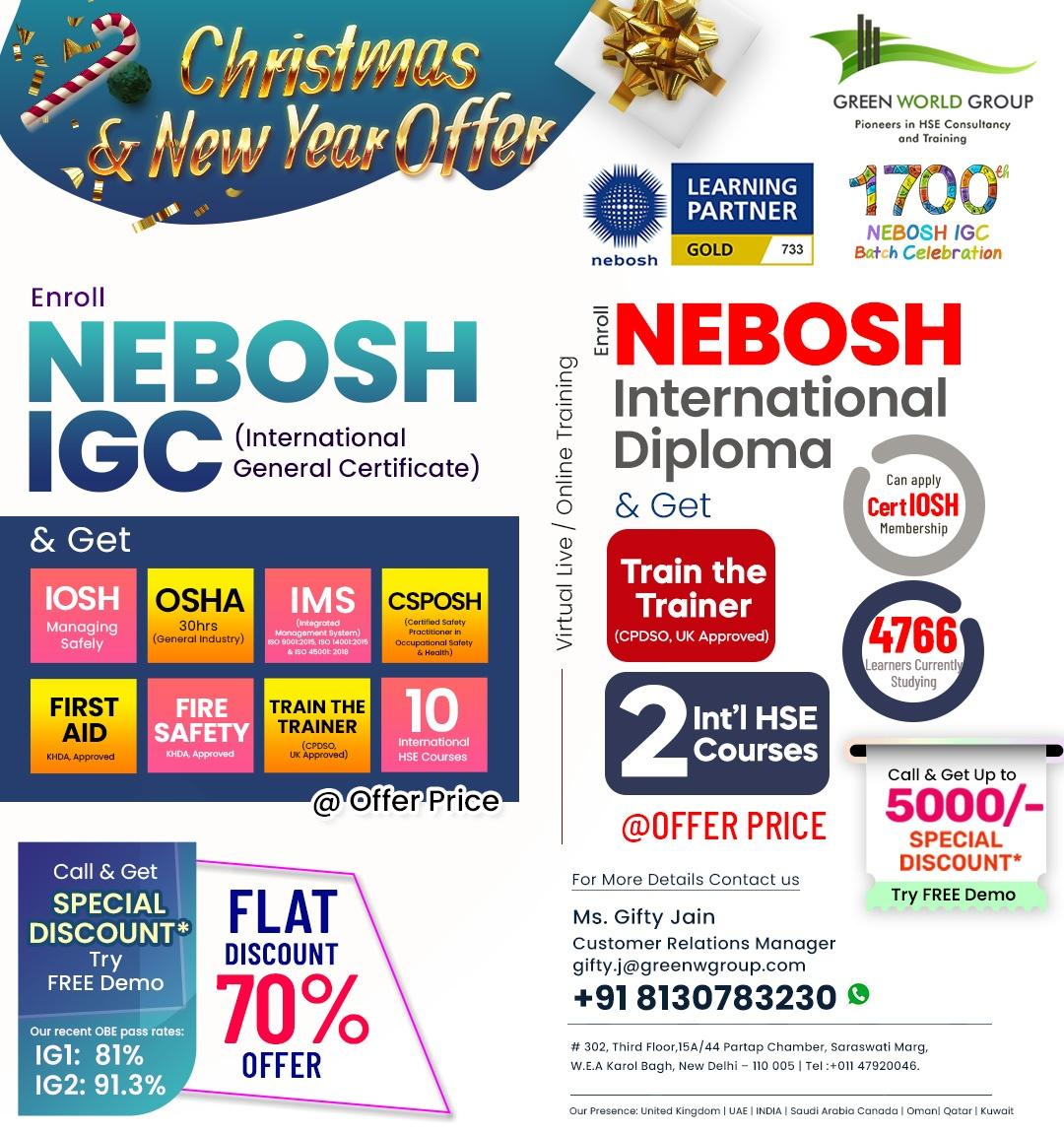 Boost Your Safety Career with NEBOSH IGC & NEBOSH International Diploma