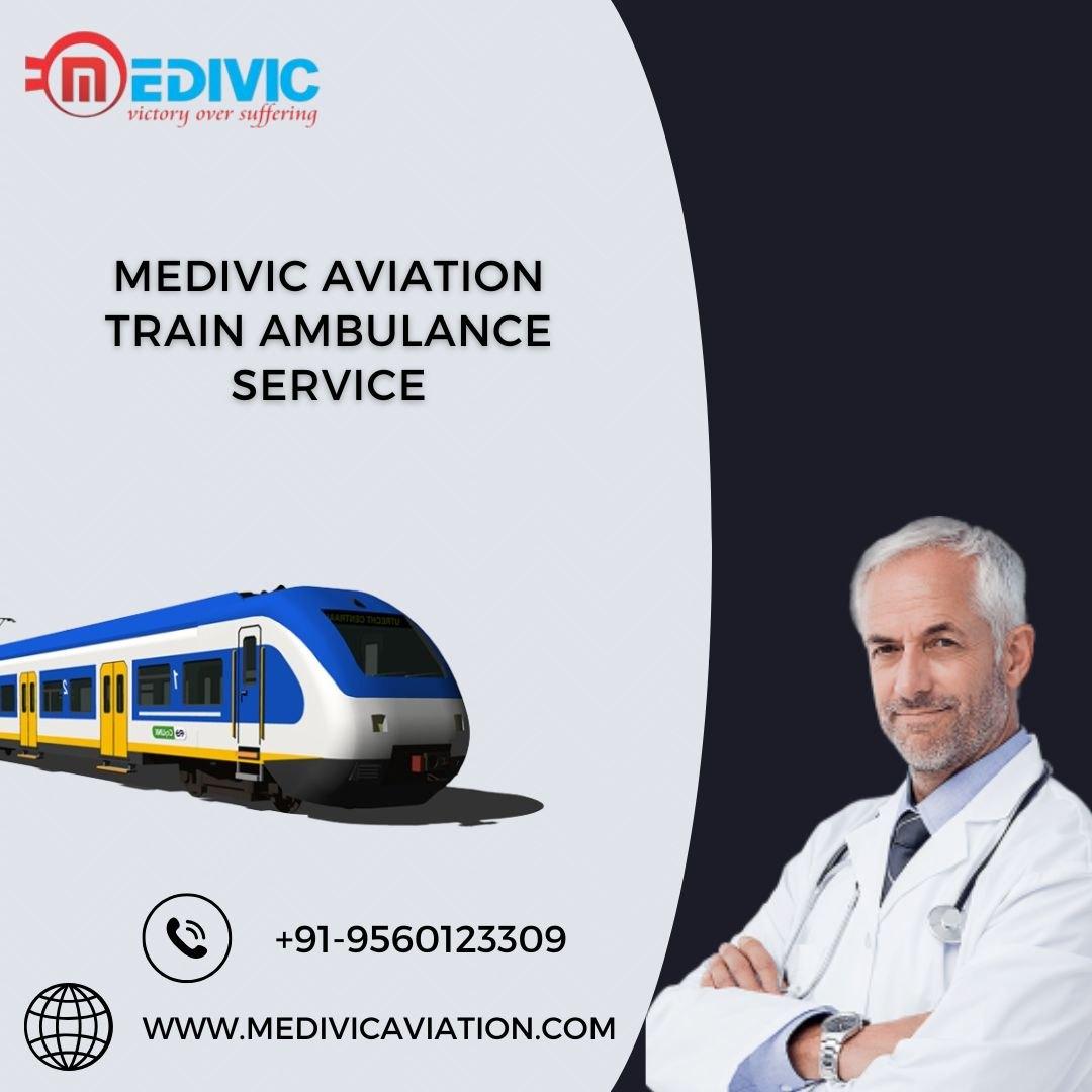 For Quick Medical Help Pick Medivic Aviation Train Ambulance Service in Guwahati